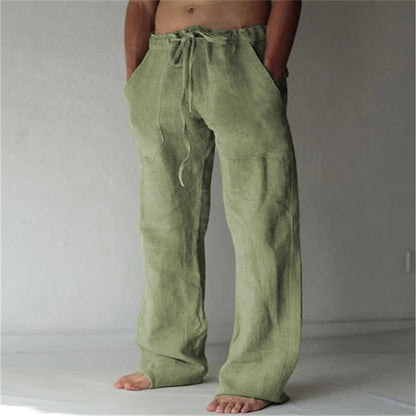 Wilhelm | Men’s Linen Pants – Casual Summer Trousers with Breathable Comfort
