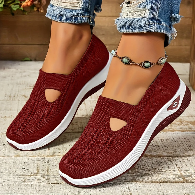 Comfortable Airy Mesh Women's Sneakers for Daily Wear - BritishElegance