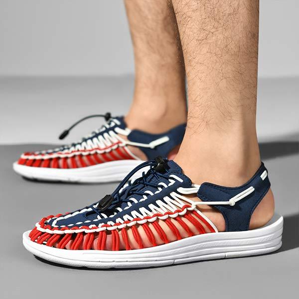 Classic Comfortable Woven Summer Shoes - BritishElegance