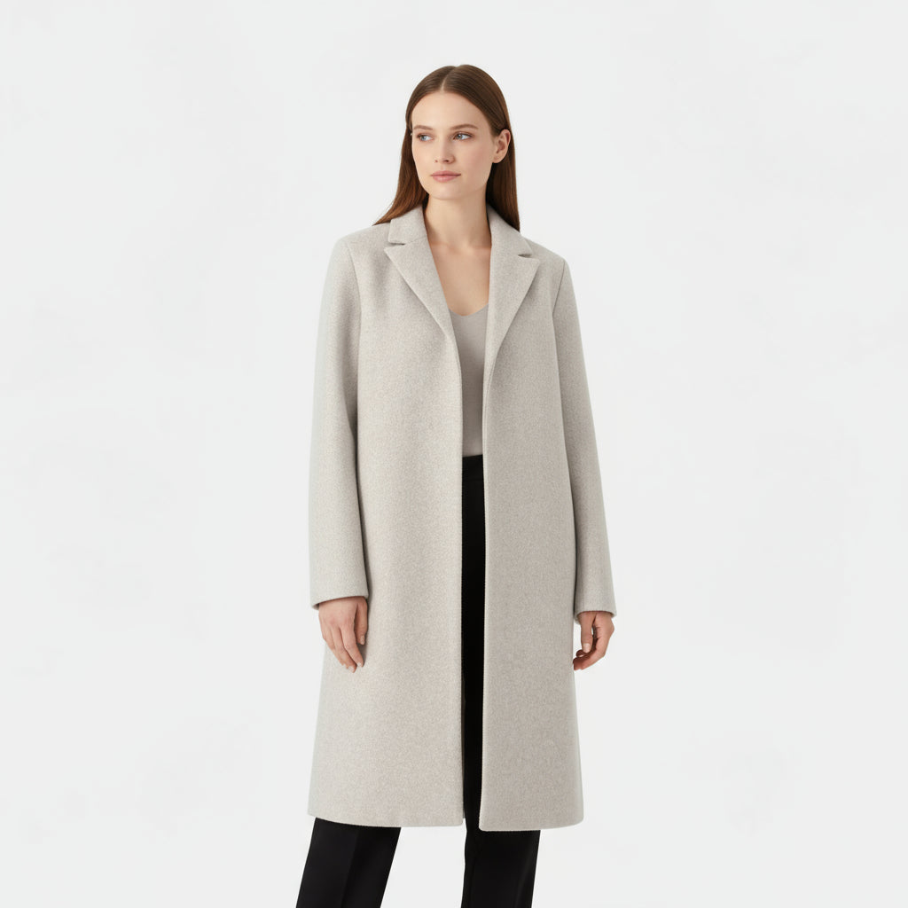 Timeless Elegant Women's Coat – Simple Classic Style - BritishElegance