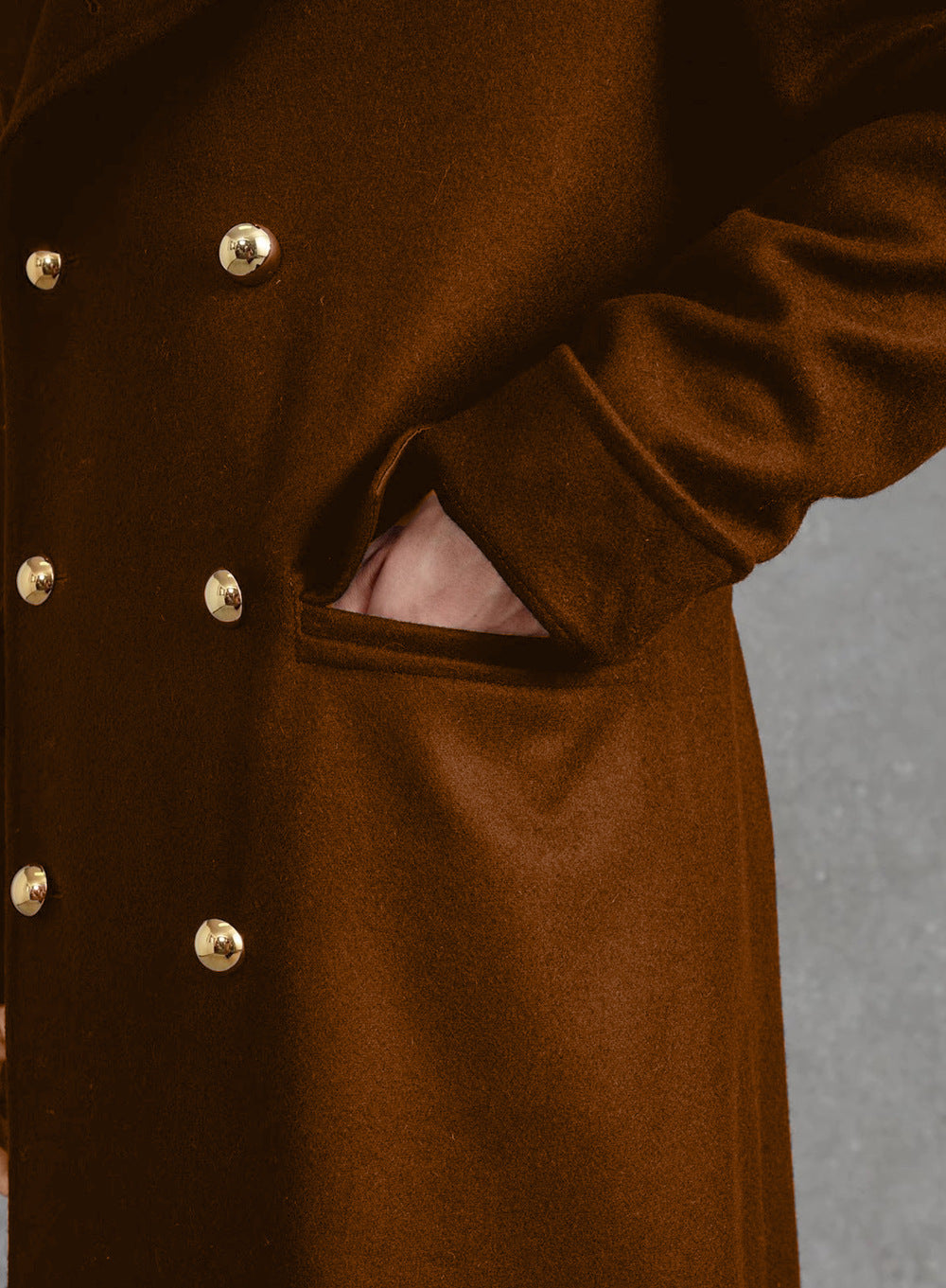 Long Wool Coat - Men