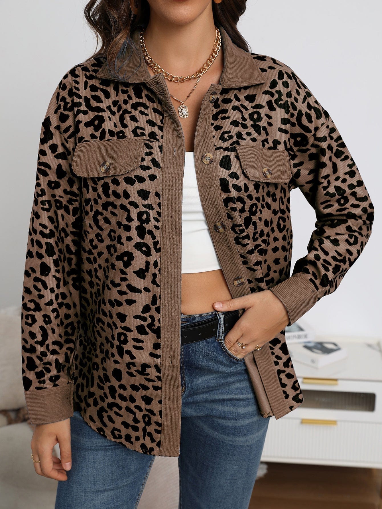 Stylish Leopard Coat - High Quality - Perfect for Spring