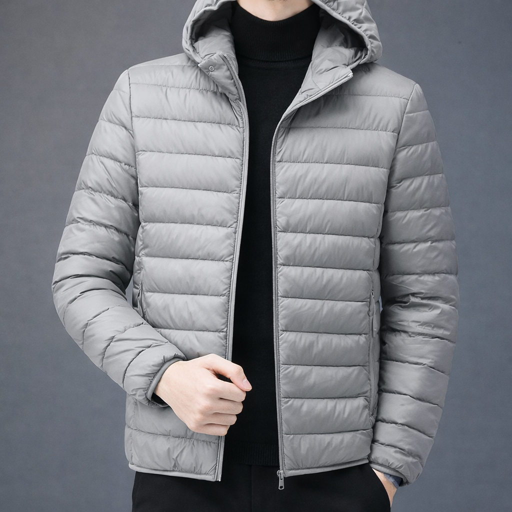 Men's Thin Waterproof Down Puffer Jacket