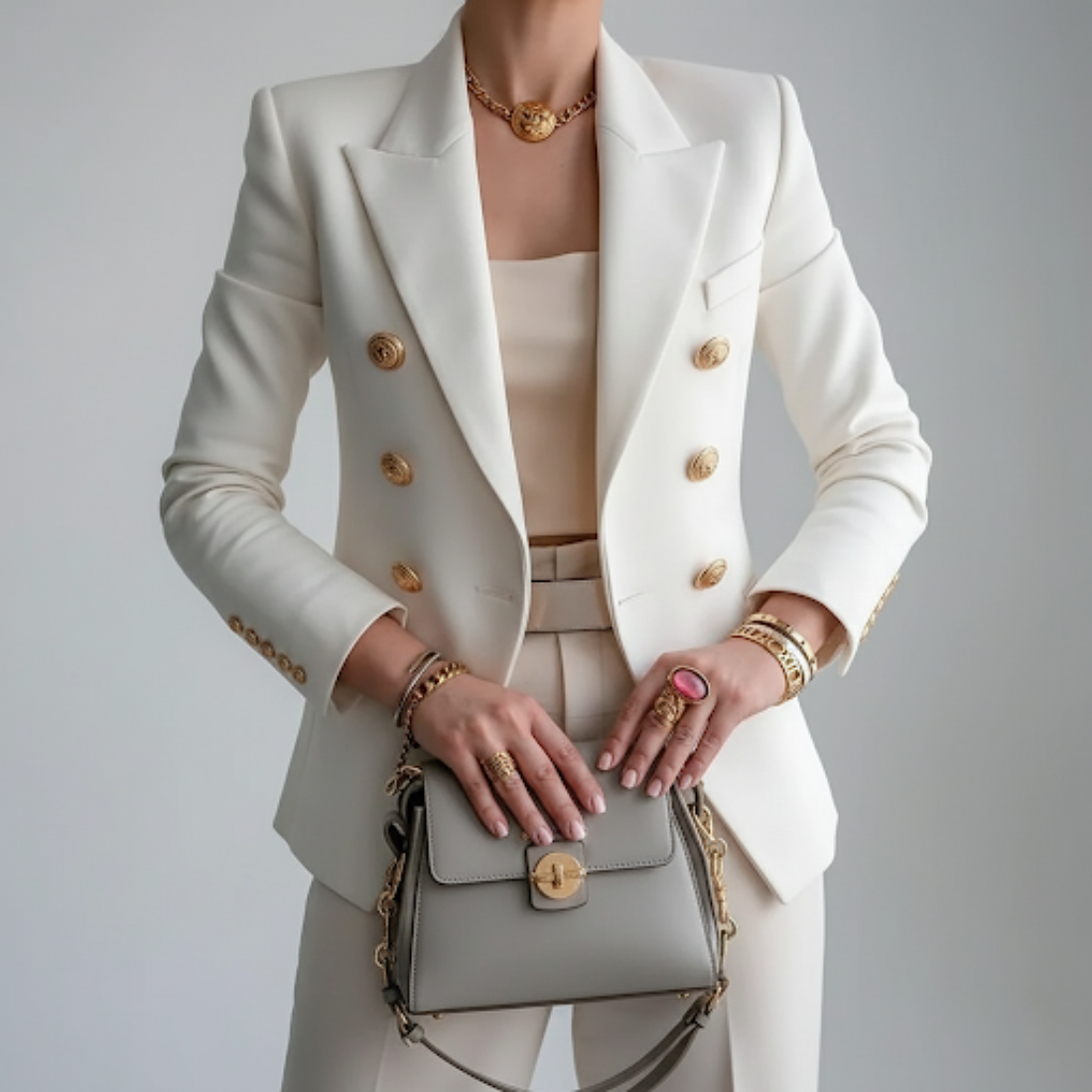 Classic Fit Ladies Tailored Jacket - BritishElegance
