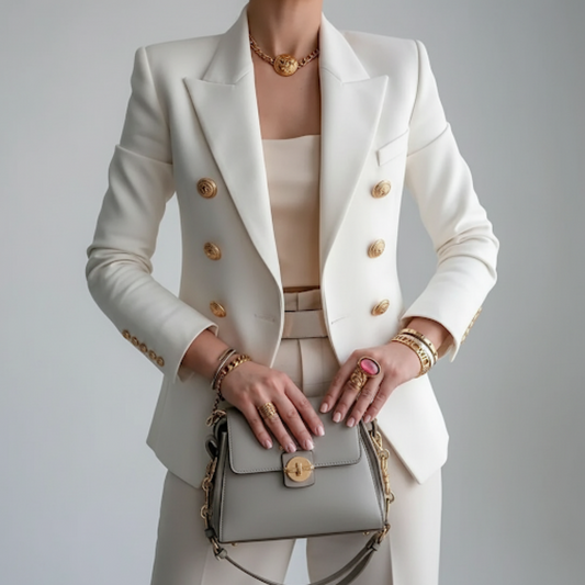 Classic Fit Ladies Tailored Jacket - BritishElegance