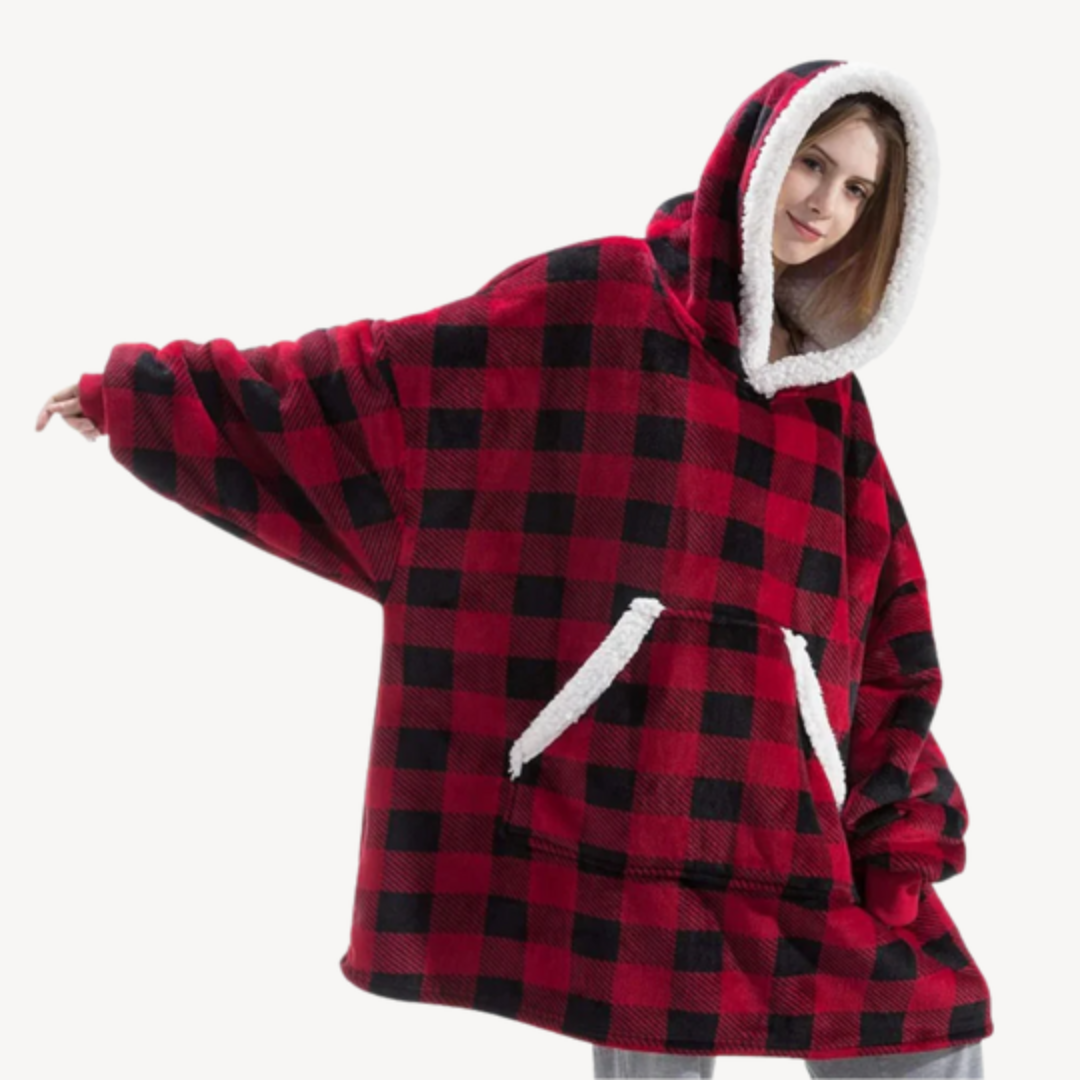 Oversized Tie-Dye Hoodie Blanket