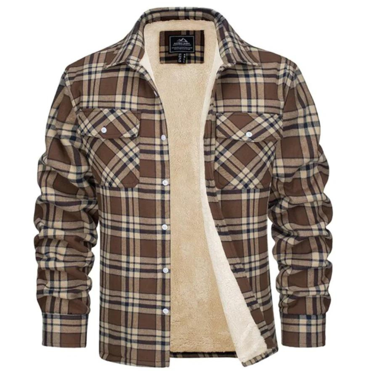 Checked Fleece-Lined Jacket - Lawson