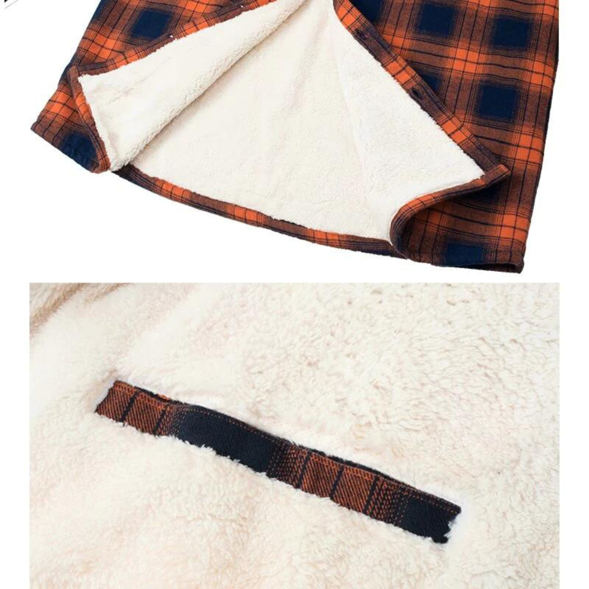 Men’s Wide Wale Corduroy Bomber Jacket with Shearling Lining