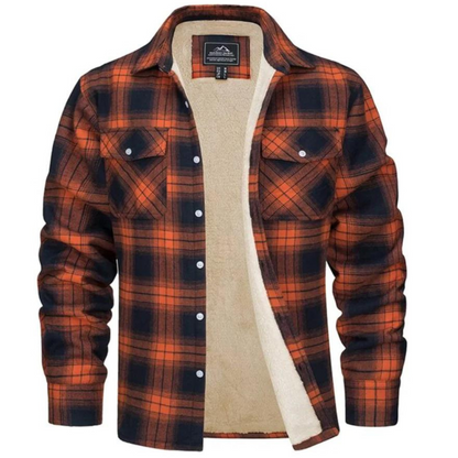 Checked Fleece-Lined Jacket - Lawson