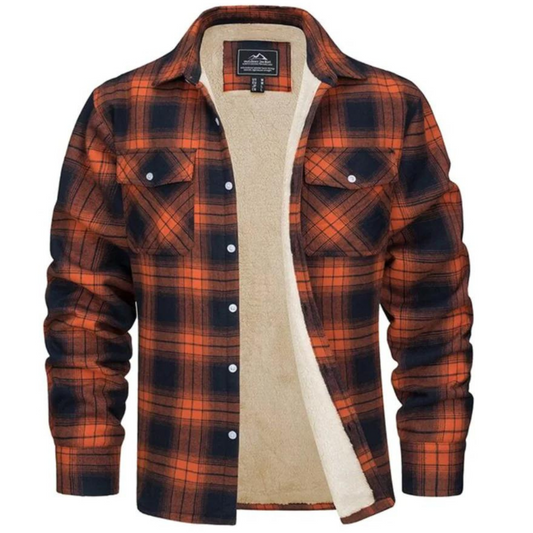 Checked Fleece-Lined Jacket - Lawson