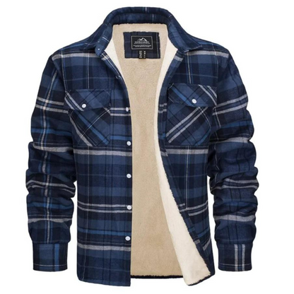Checked Fleece-Lined Jacket - Lawson
