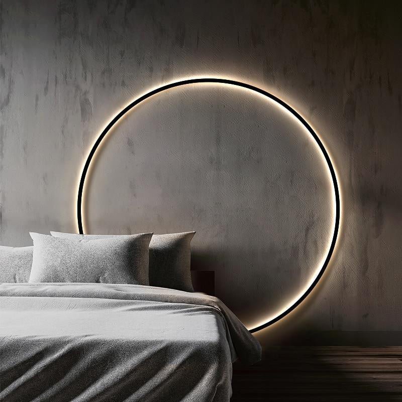 Simple Circular Wall Lamp for Modern Homes - BritishElegance