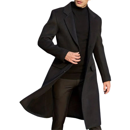 Classic Men's Trench Coat | Stylish & Functional