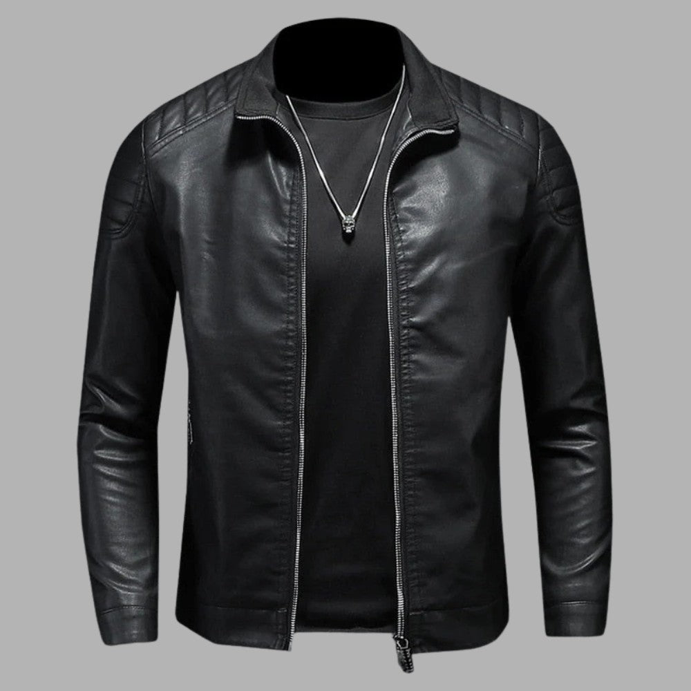 Classic Tailored Leather Jacket