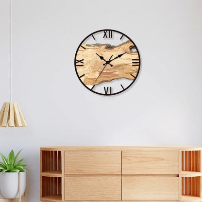 Clear Glass Modern Wall Clock - BritishElegance