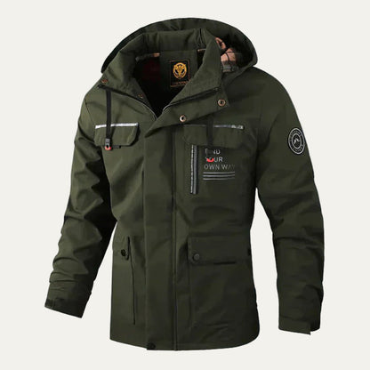 Men’s Multi Pocket Winter Parka with Hood