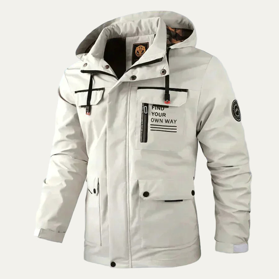 Men’s Multi Pocket Winter Parka with Hood