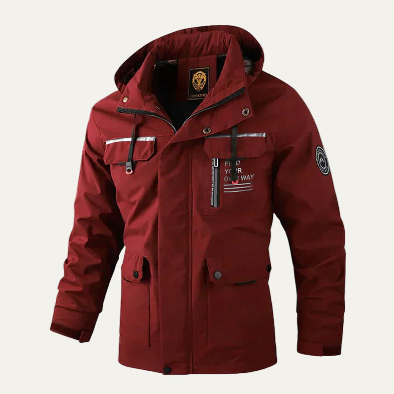 Men’s Multi Pocket Winter Parka with Hood