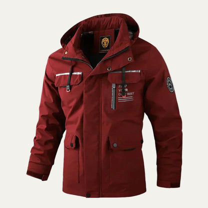 Men’s Multi Pocket Winter Parka with Hood