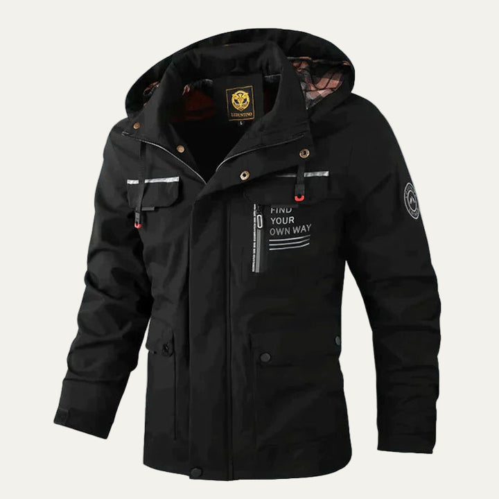 Men’s Multi Pocket Winter Parka with Hood
