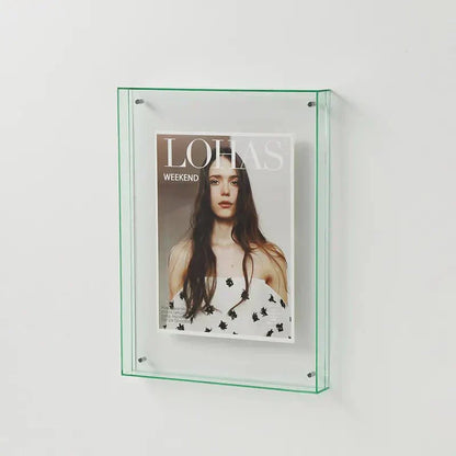 Stylish Clear Picture Frame Wall Mount Display