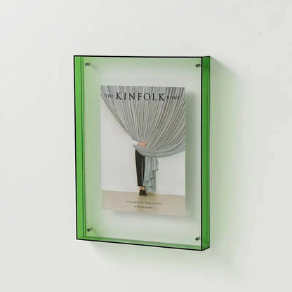 Stylish Clear Picture Frame Wall Mount Display