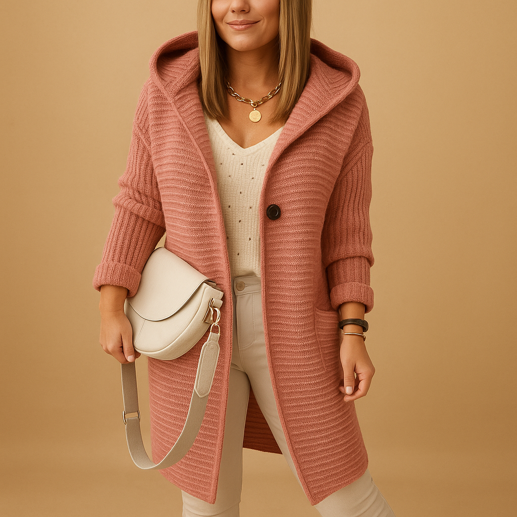 Cozy Oversized Open Front Cardigan - BritishElegance
