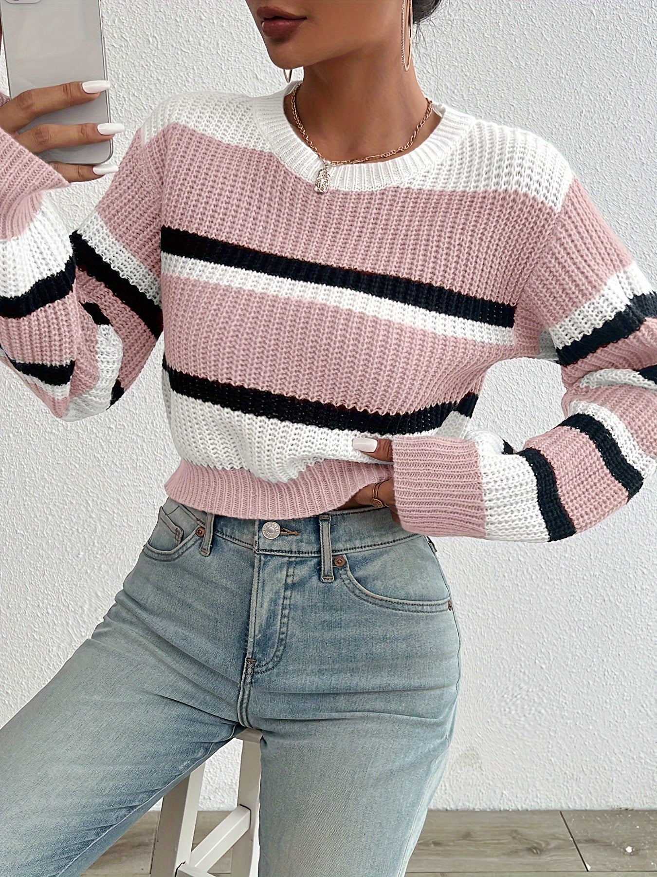 Comfortable and Stylish Knitted Jumper - Sienna