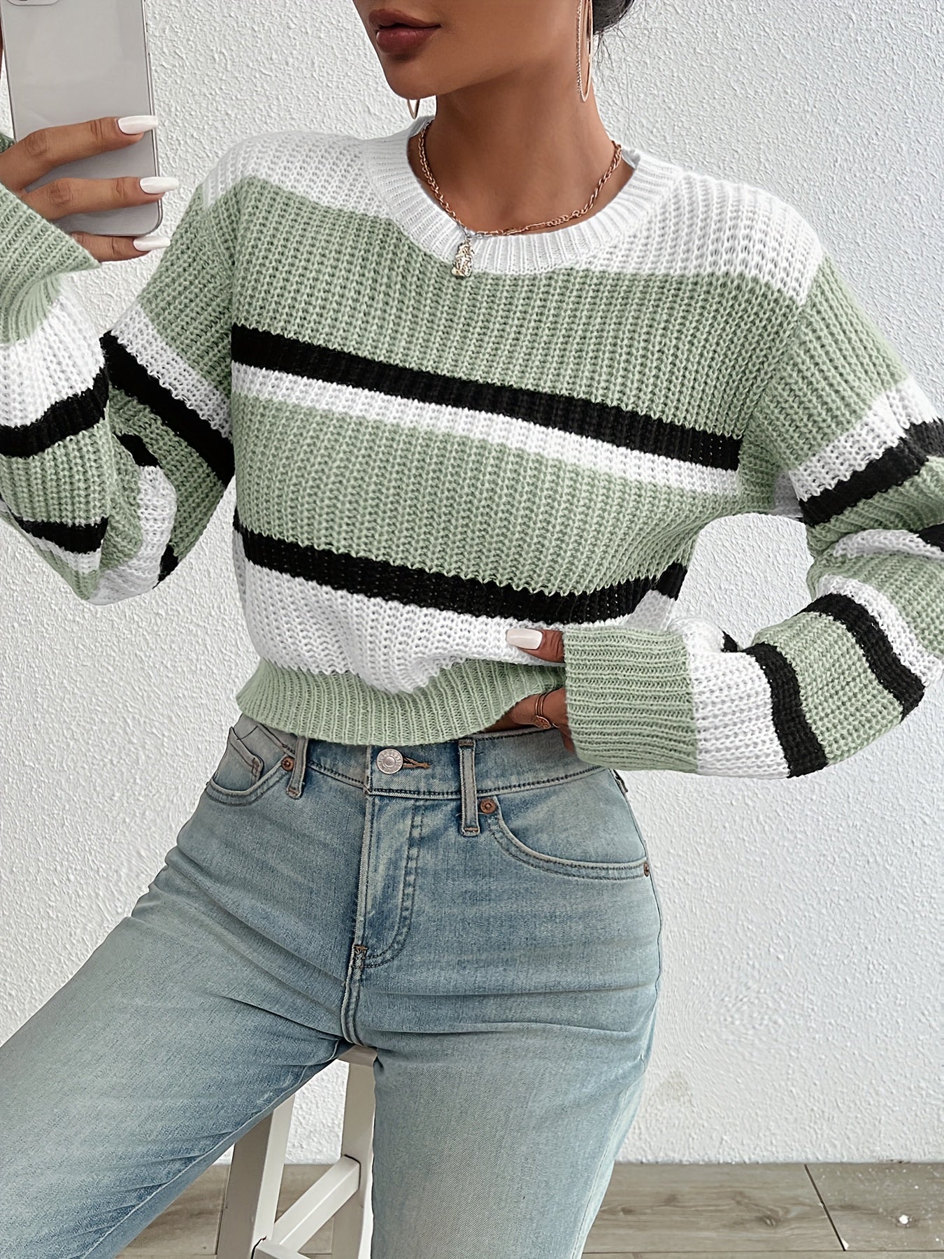 Comfortable and Stylish Knitted Jumper - Sienna