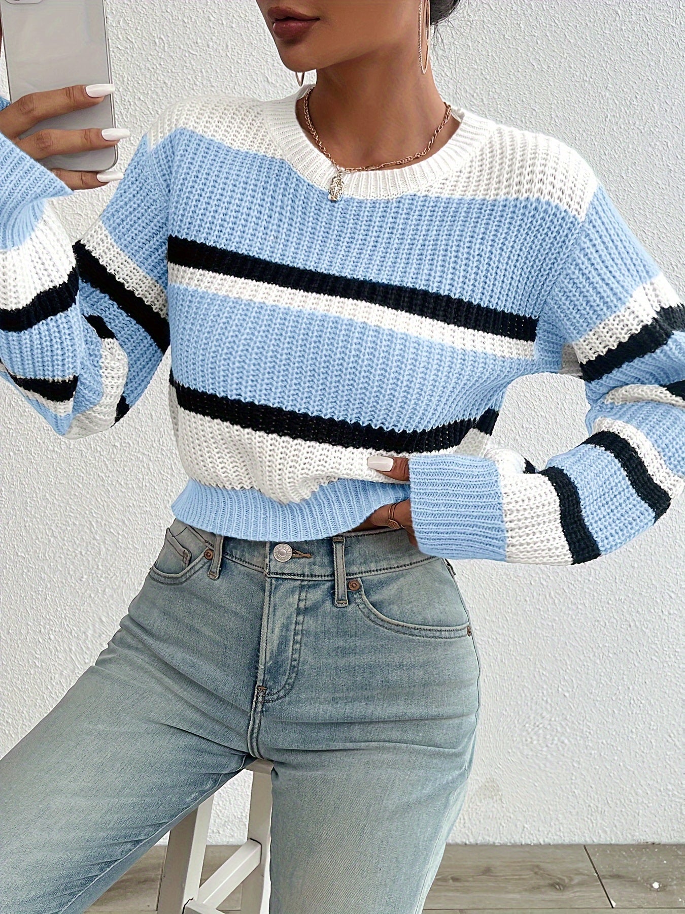 Comfortable and Stylish Knitted Jumper - Sienna