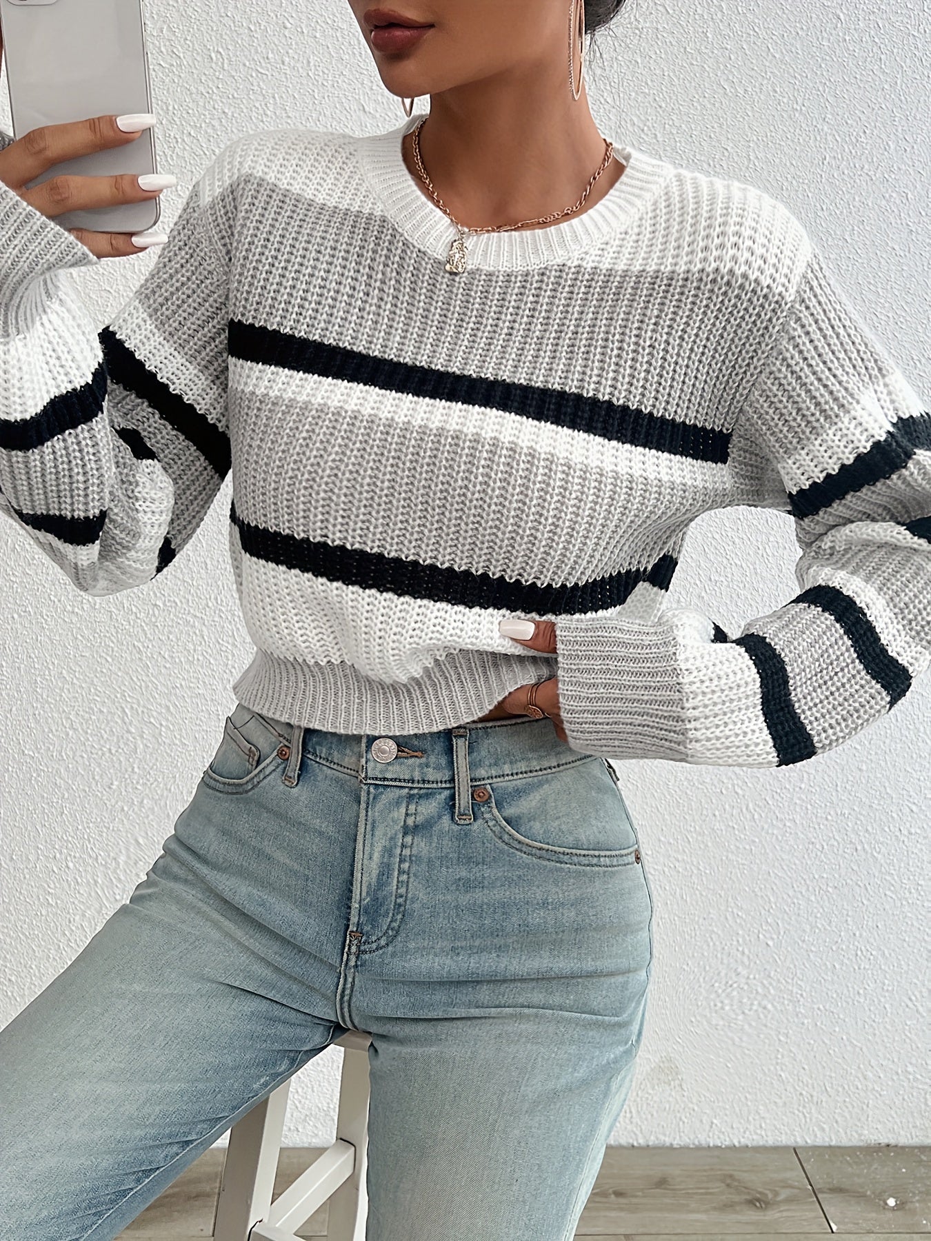 Comfortable and Stylish Knitted Jumper - Sienna