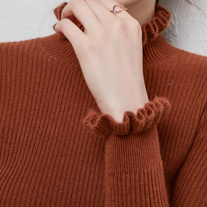 Comfortable Cashmere Women's Turtleneck Sweater - Aurélie
