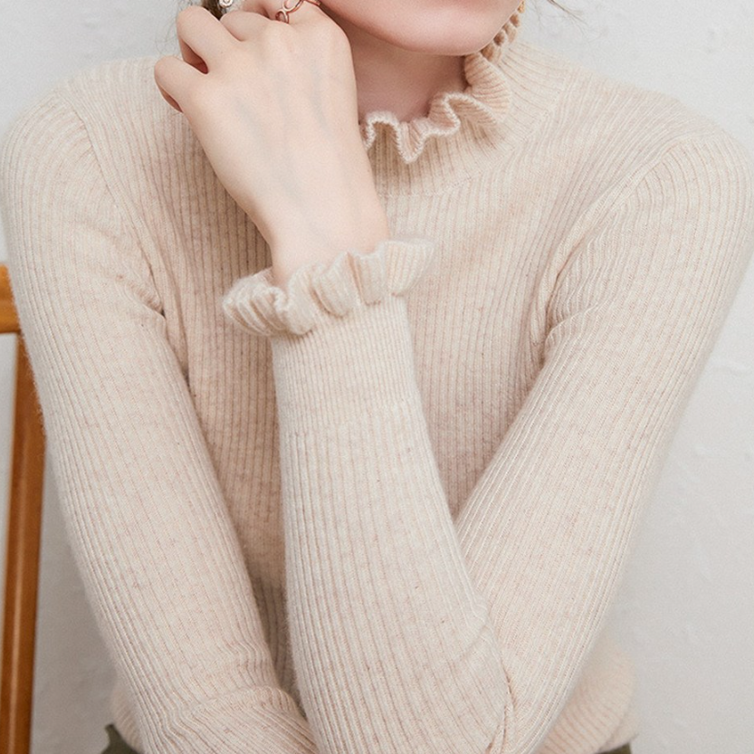Comfortable Cashmere Women's Turtleneck Sweater - Aurélie