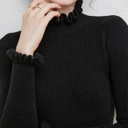 Comfortable Cashmere Women's Turtleneck Sweater - Aurélie