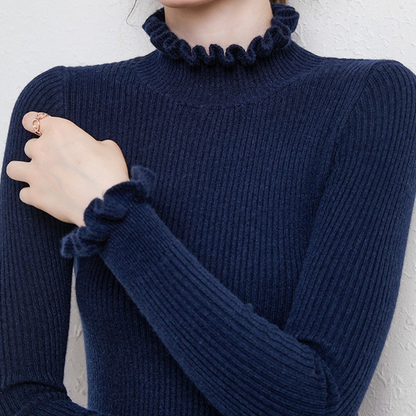 Comfortable Cashmere Women's Turtleneck Sweater - Aurélie