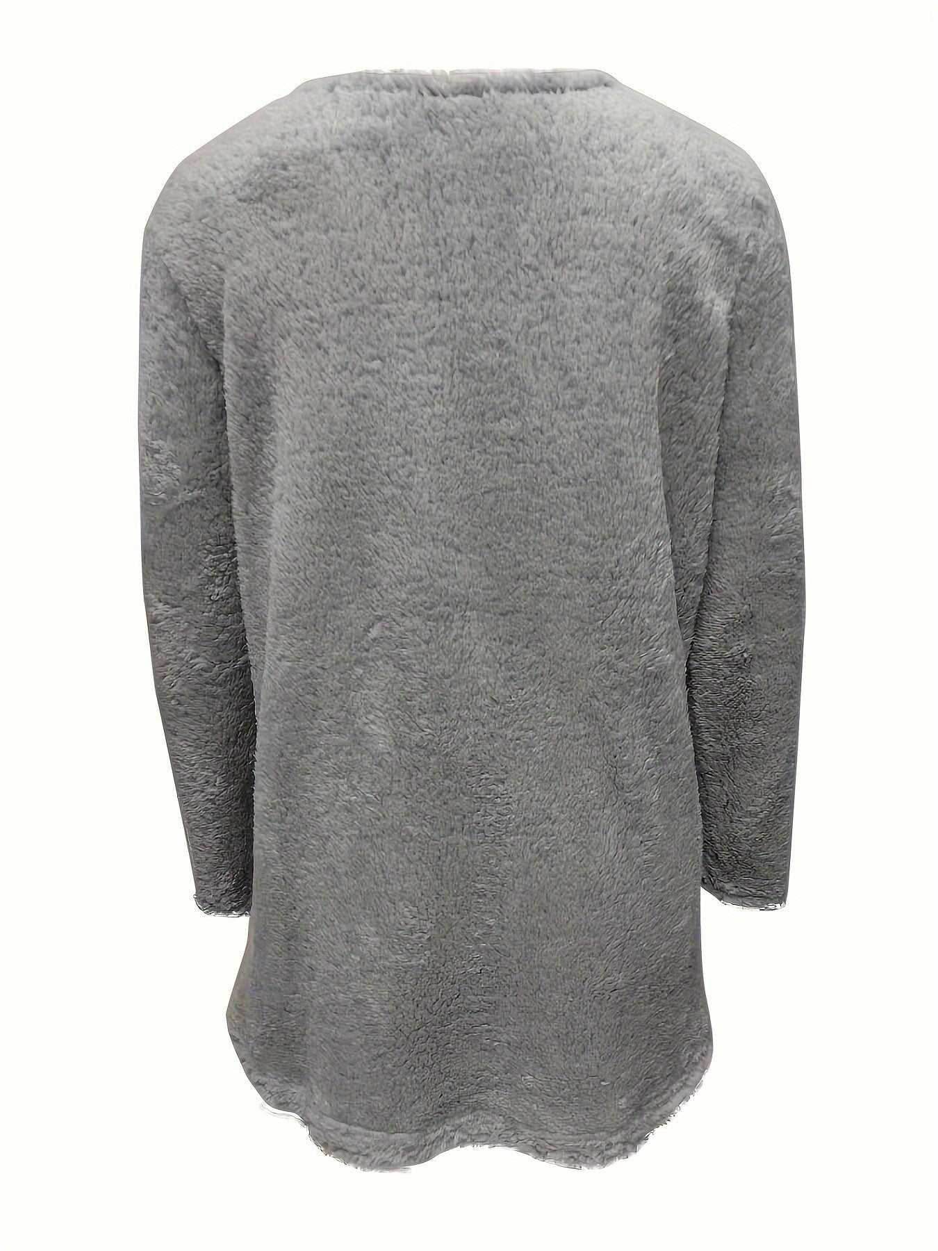 Comfortable Fleece Sweatshirt with Print - Luna