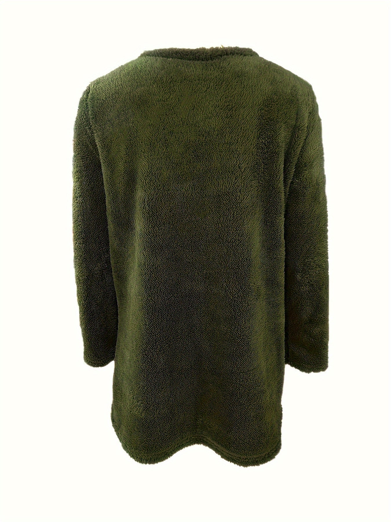 Comfortable Fleece Sweatshirt with Print - Luna