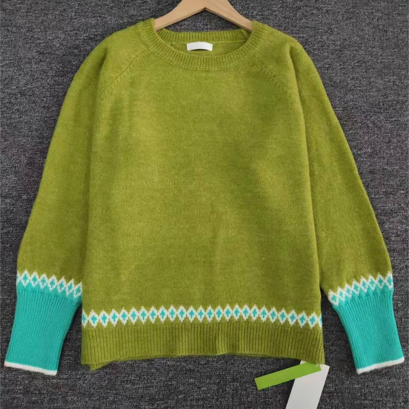 Comfortable Green Women's Jumper - Elin
