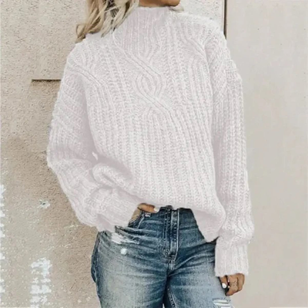 Comfortable Knitted Women's Jumper - Lily