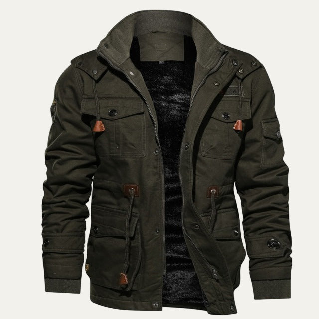 Men’s Rugged Multi Pocket Military Outdoor Jacket
