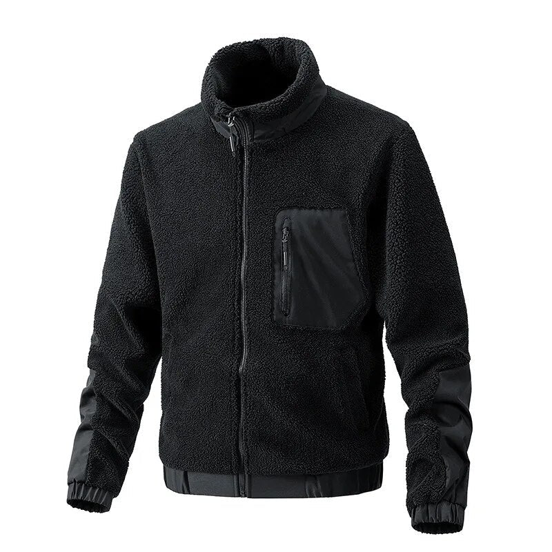 Comfortable Men's Wool Coat - Thomas