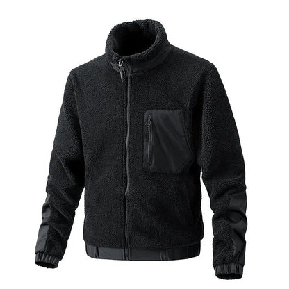 Comfortable Men's Wool Coat - Thomas