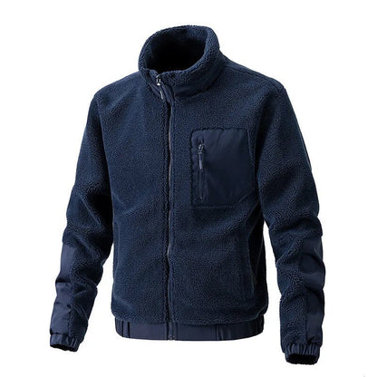 Comfortable Men's Wool Coat - Thomas