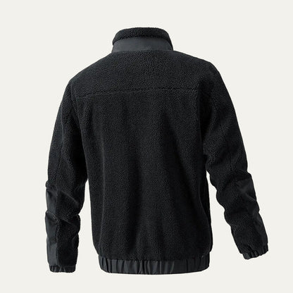 Men’s Heavy Duty Sherpa Fleece Jacket with Technical Panels