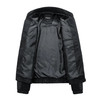 Comfortable Men's Wool Coat - Thomas