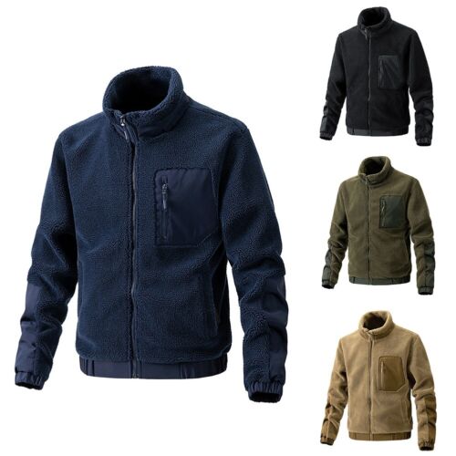 Men’s Heavy Duty Sherpa Fleece Jacket with Technical Panels