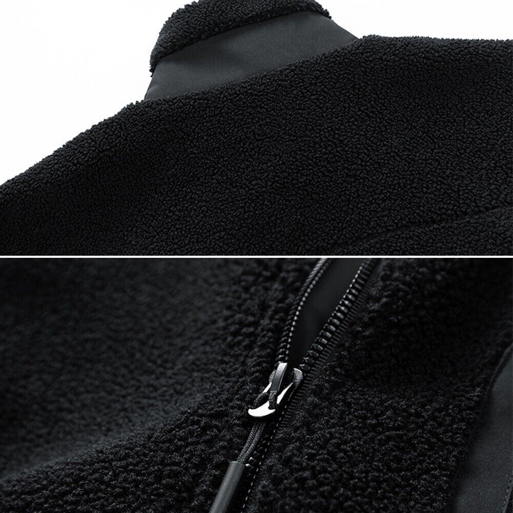 Men’s Heavy Duty Sherpa Fleece Jacket with Technical Panels