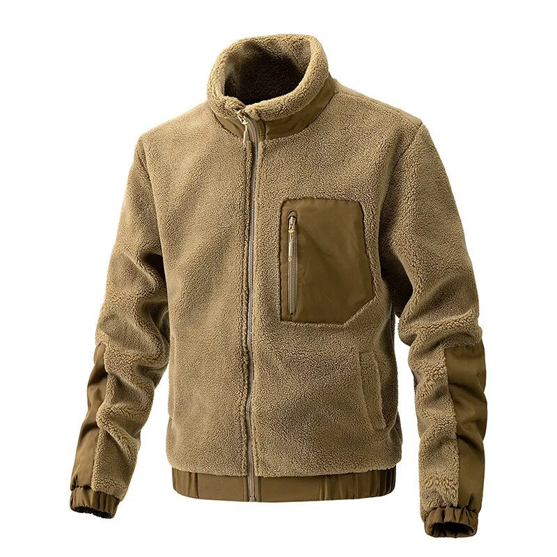 Comfortable Men's Wool Coat - Thomas