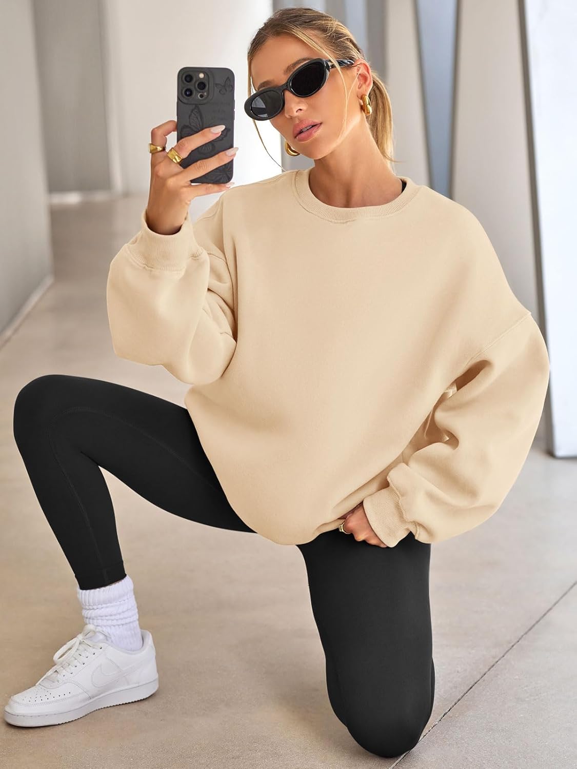 Comfortable Oversized Women's Sweater - Ella