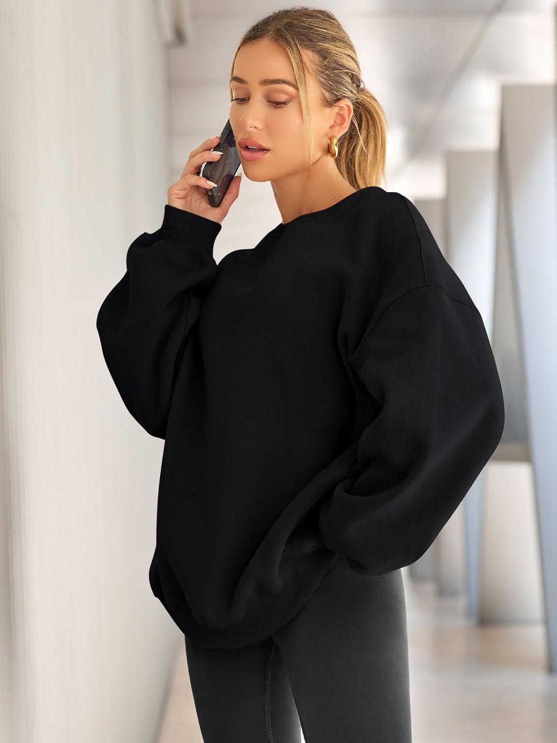 Comfortable Oversized Women's Sweater - Ella
